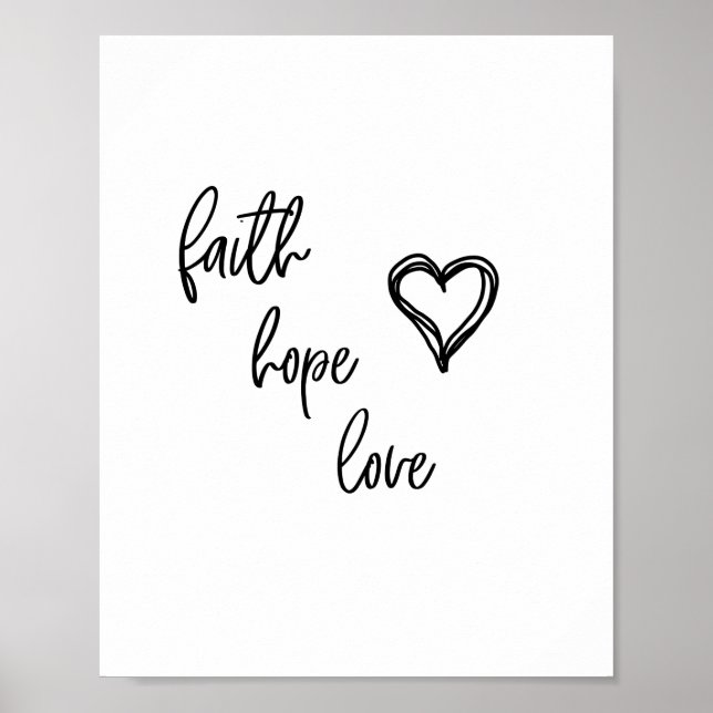 Faith, Hope, Love - Poster (Front)