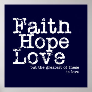 Faith, Hope, Love Poster