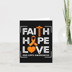 Faith Hope Love Rsd Crps Awareness 1 Card