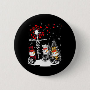 Faith Hope Love Snowman Jesus Dandelion Christian 6 Cm Round Badge