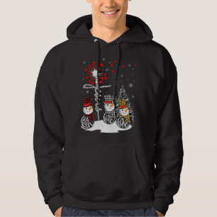 Faith Hope Love Snowman Jesus Dandelion Christian Hoodie