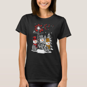 Faith Hope Love Snowman Jesus Dandelion Christian T-Shirt