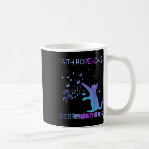 Faith Hope Love Suicide Prevention Awareness Coffee Mug