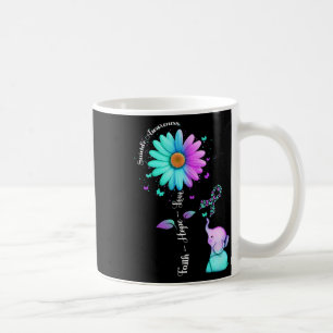 Faith Hope Love Sunflower Elephant Suicide Awarene Coffee Mug
