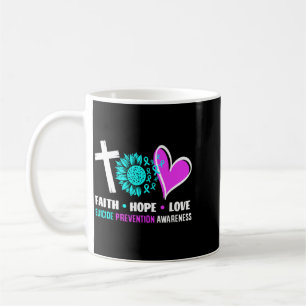 Faith Hope Love Support Suicide Prevention Coffee Mug