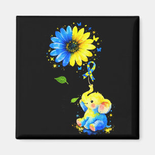 Faith hope love t21 down syndrome awareness magnet
