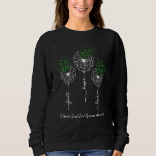 Faith Hope Love Tethered Spinal Cord Syndrome Awar Sweatshirt