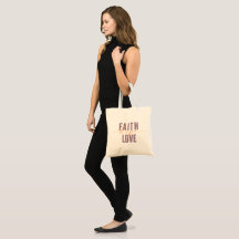 Faith Hope Love tote