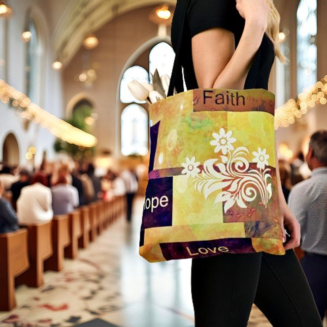 Faith Hope Love Tote Bag (Creator Uploaded)