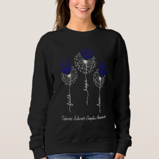 Faith Hope Love Tuberous Sclerosis Complex Awarene Sweatshirt