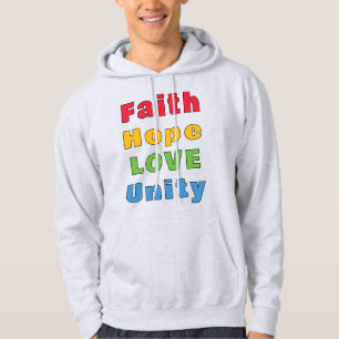 Faith Hope Love Unity       Hoodie