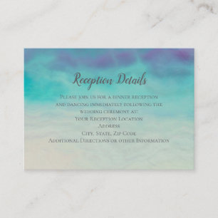 Faith Hope Love Watercolor Wedding Enclosure Card