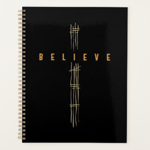 Faith in Action 'Cross Believe' Christian Design Planner