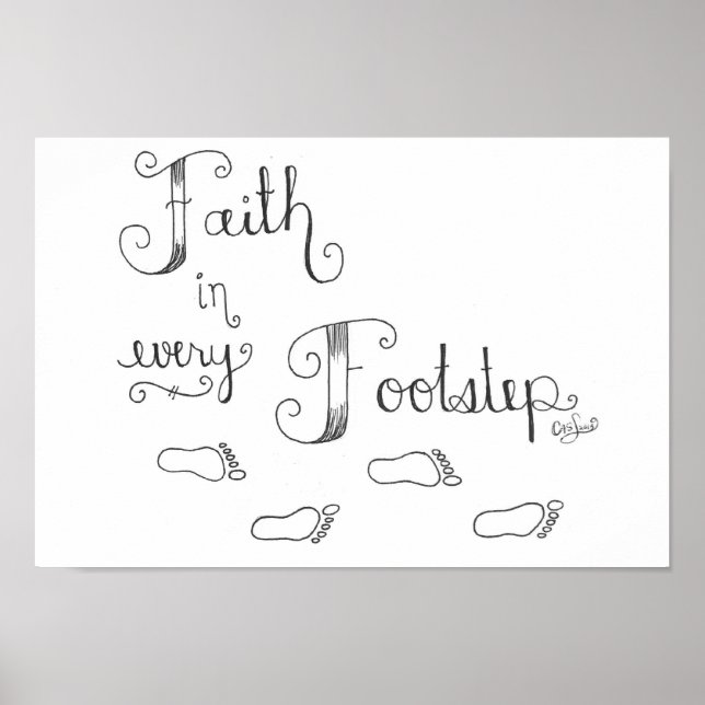 Faith in Every Footstep Poster (Front)
