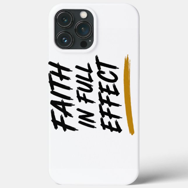 FAITH IN FULL EFFECT — Inspirational Notebook Case-Mate iPhone Case (Back)