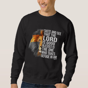 Faith in God - Psalm Christian Bible Sweatshirt