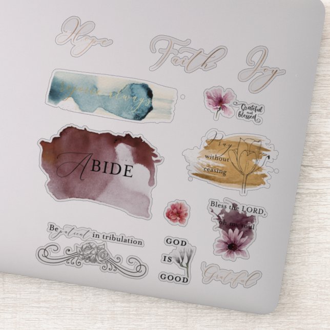 Faith in God Stickers (Detail)