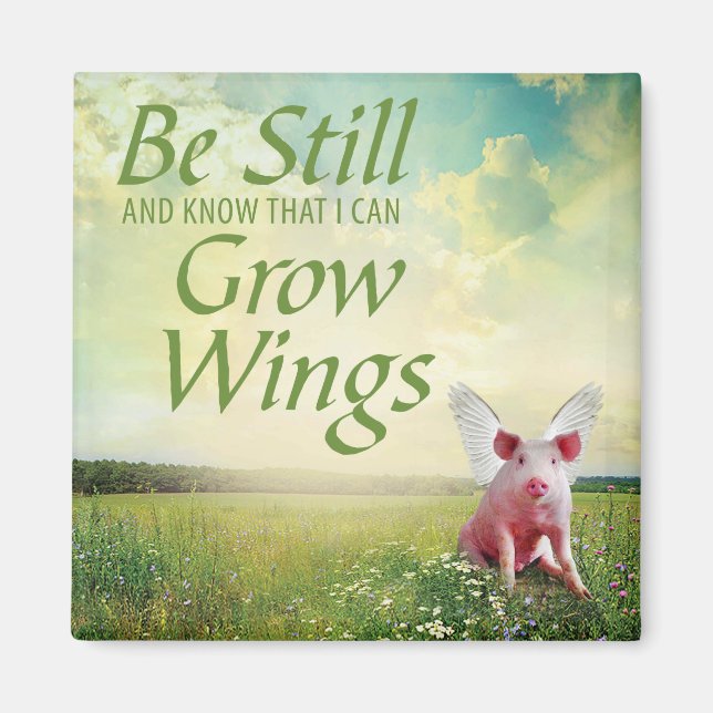 Faith In Pigs Magnet (Front)