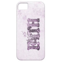 Faith in purple textured letters