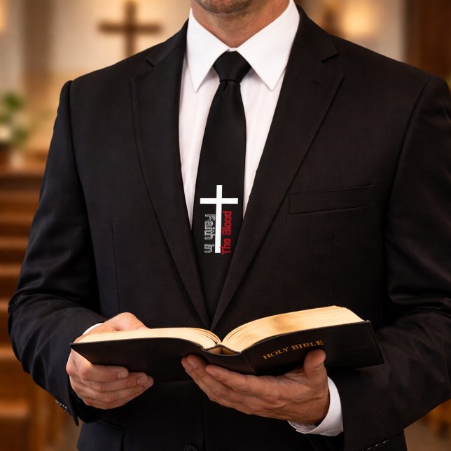 Faith In The Blood Pastor Cross Tie (Creator Uploaded)