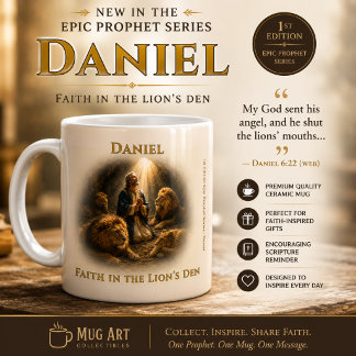 Faith in the Lions’ Den – Daniel 6:22 Scripture  Coffee Mug