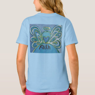 Faith Inspiration Angel T-Shirt (Art on Back Side)