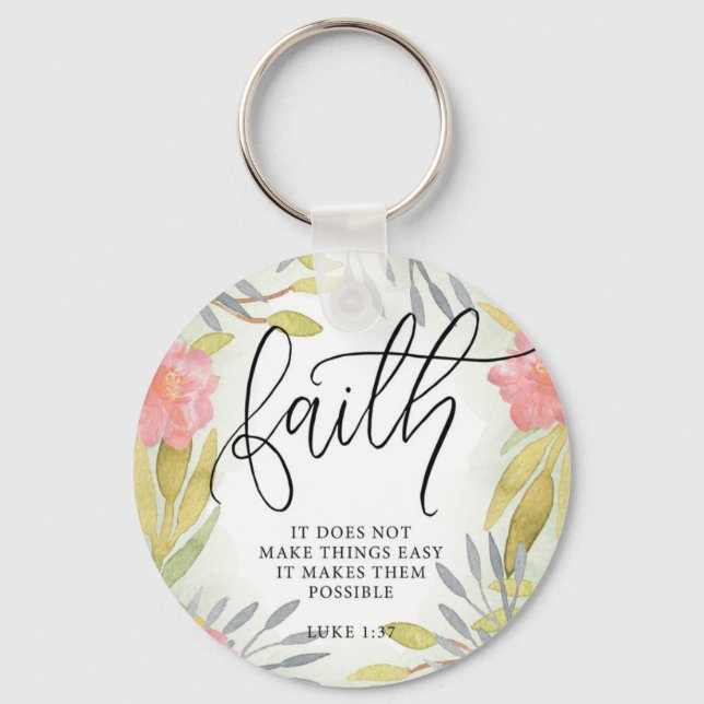 Faith Inspirational Keychain (Front)
