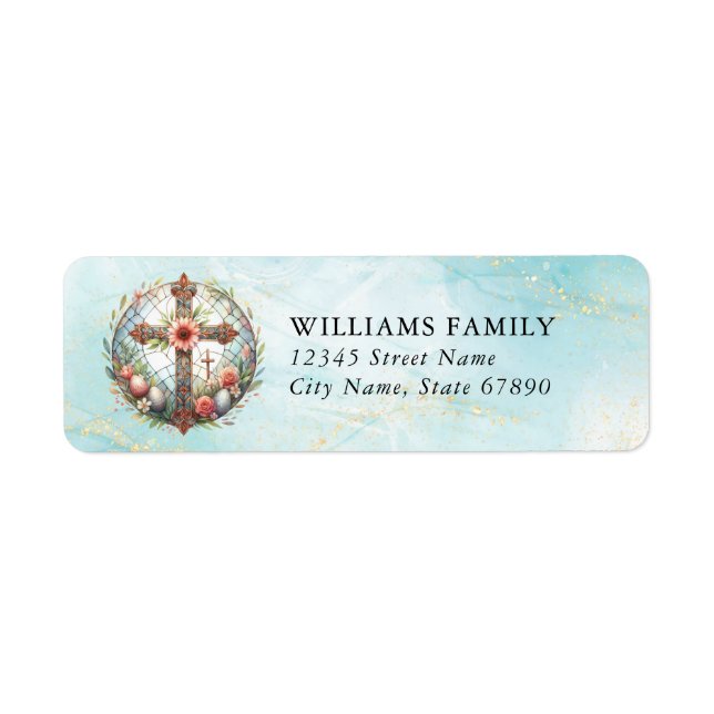 Faith & Inspirational Return Address Label (Front)
