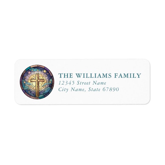 Faith & Inspirational Return Address Labels (Front)