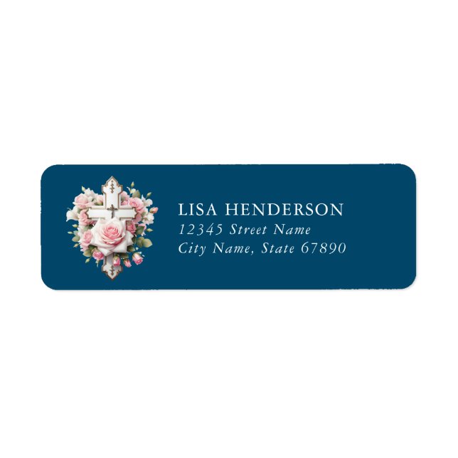 Faith & Inspirational Return Address Labels (Front)