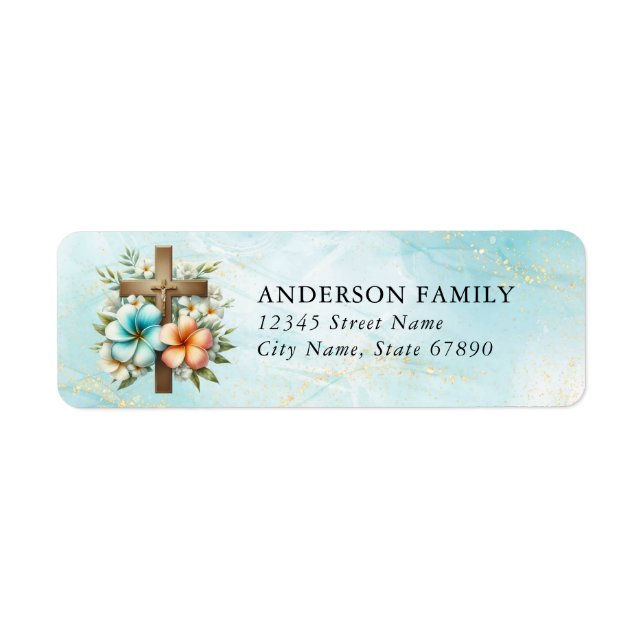 Faith & Inspirational Return Address Labels (Front)