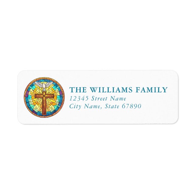 Faith & Inspirational Return Address Labels (Front)