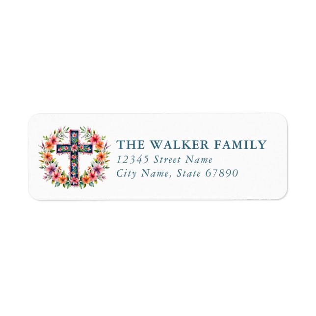 Faith & Inspirational Return Address Labels (Front)
