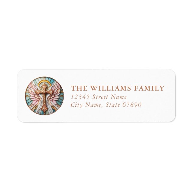 Faith & Inspirational Return Address Labels (Front)