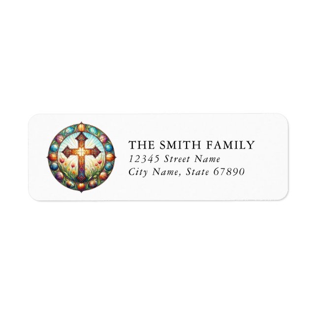 Faith & Inspirational Return Address Labels (Front)