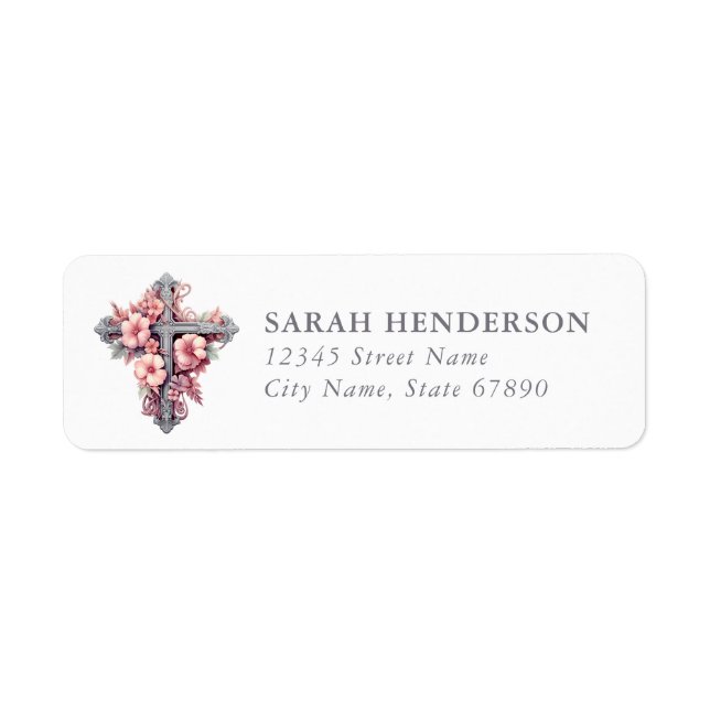 Faith & Inspirational Return Address Labels (Front)