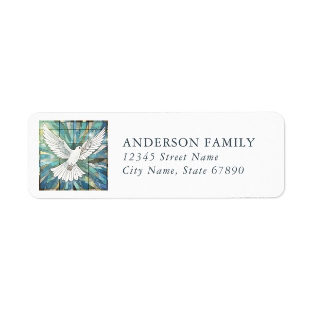 Faith & Inspirational Return Address Labels (Front)
