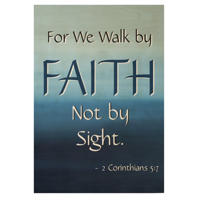 FAITH Inspirational Scripture Church Wall Art (Front)