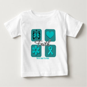 Faith Inspirations Ovarian Cancer Baby T-Shirt