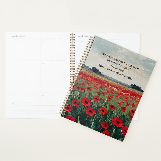Faith-Inspired Personalised Planner (Display)