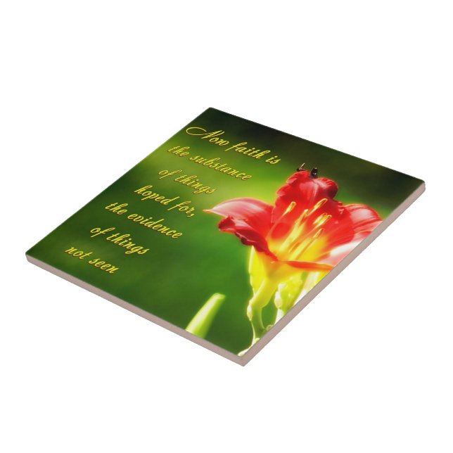 Faith is ceramic tile (Side)