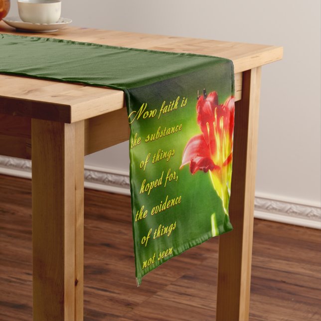 Faith is medium table runner (In Situ)