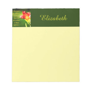 Faith is personalised notepad