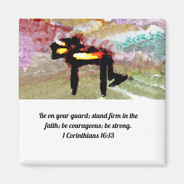 faith jesus magnet (Front)