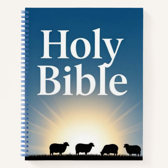 Faith Journal | Spiral Notebook for Sunday School  (Front)