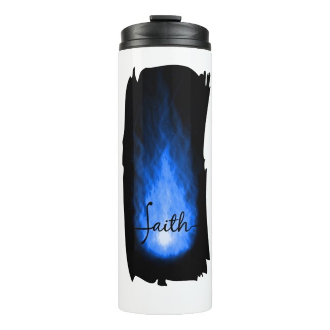Faith Like Fire Travel Tumbler (Front)