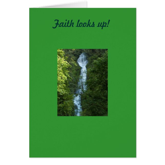 Faith looks up! (Front)