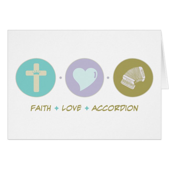Faith Love Accordion (Front Horizontal)