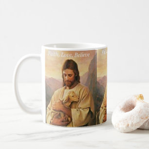 Faith, Love, Beleive, Jesus Mug