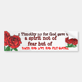 Faith Love Bible Christianity Grace Hope Peace Bumper Sticker